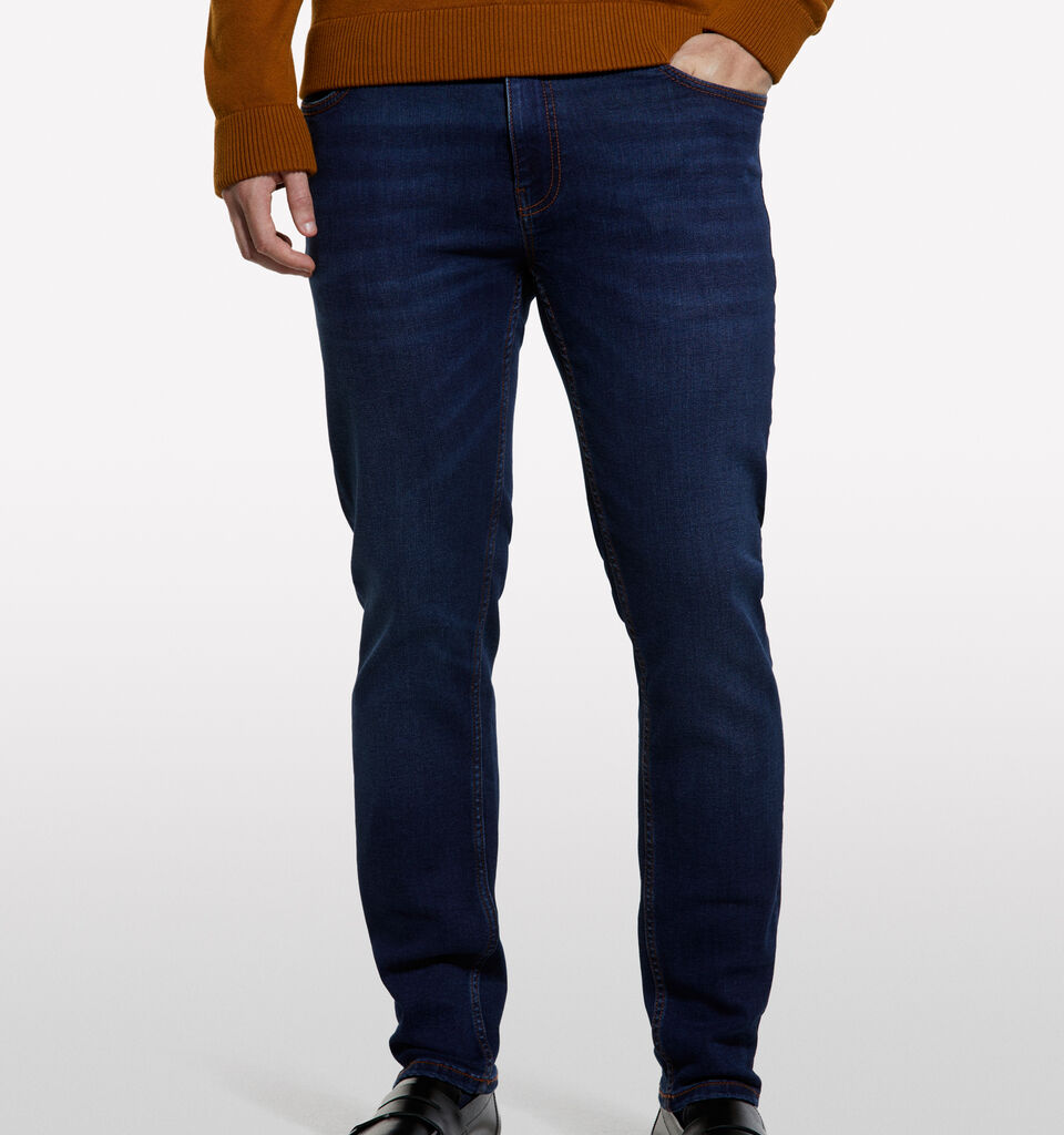 Bluejeans im Skinny Fit Style 73 - skinny fit jeans für herren - Dunkelblau | Sisley image number 3